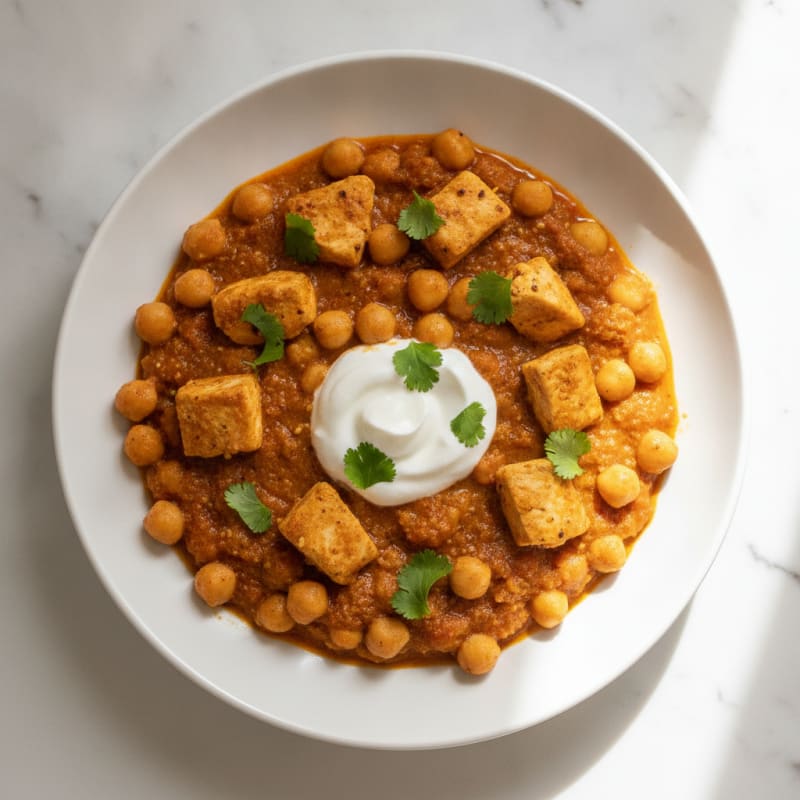 Hearty Chickpea Masala with Fragrant Spices