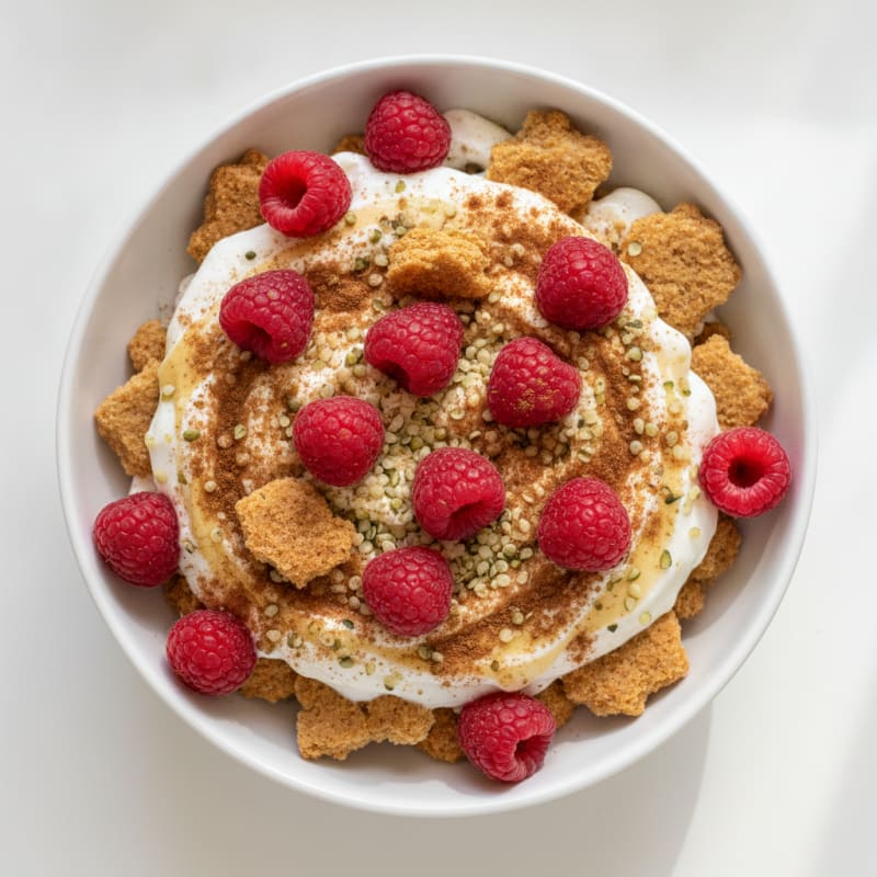 Wheat Biscuit Yogurt Bowl