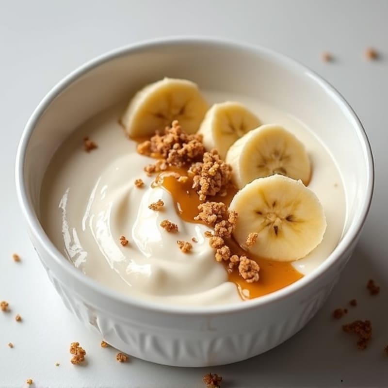 Protein Greek Yogurt Bowl with Almond Butter and Banana