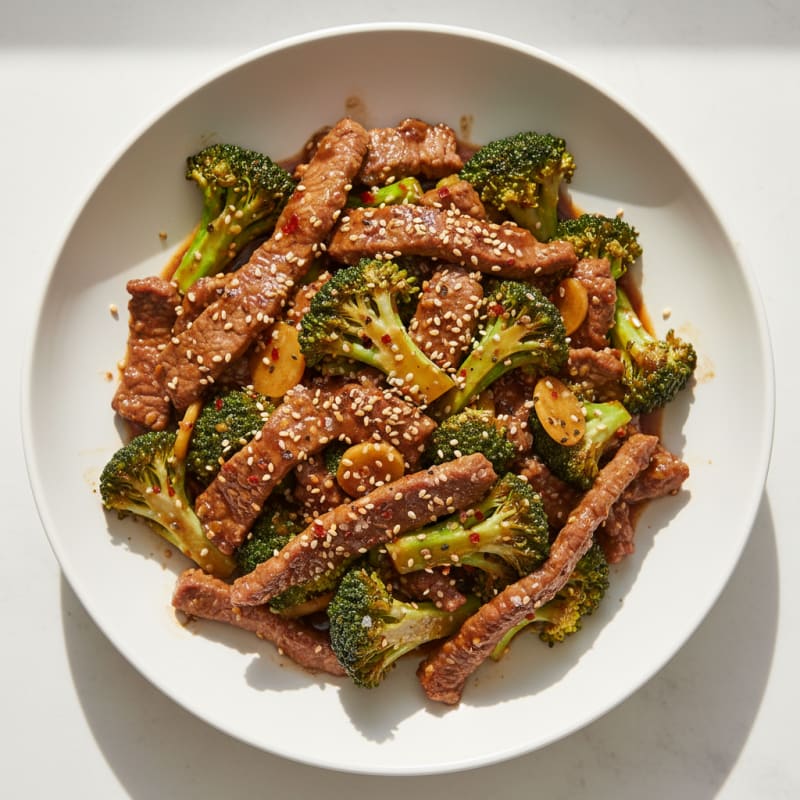 Sesame Beef and Broccoli Stir-Fry