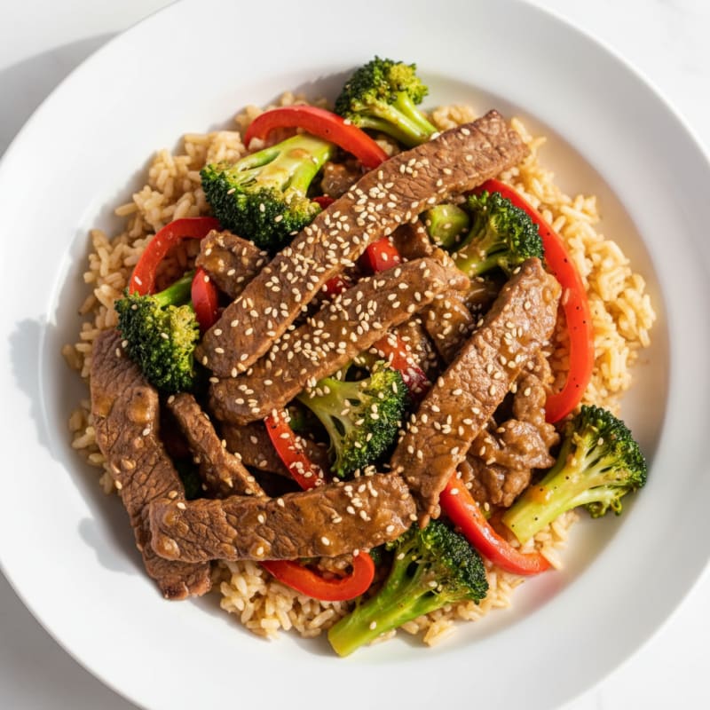 Tender Sesame-Ginger Beef Stir-Fry