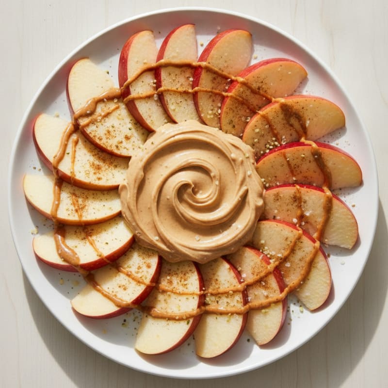 Almond Butter Apple Slices