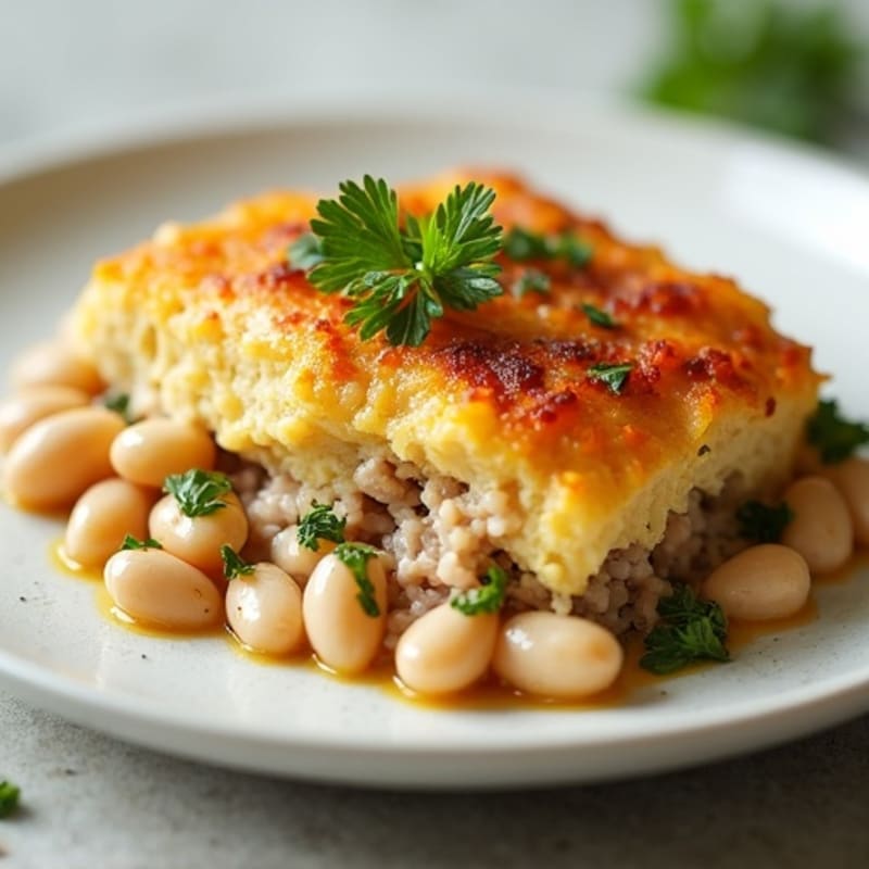 Hearty White Bean and Herb Bake
