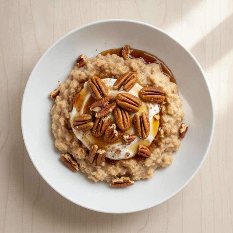 Maple Pecan Steel Cut Oats