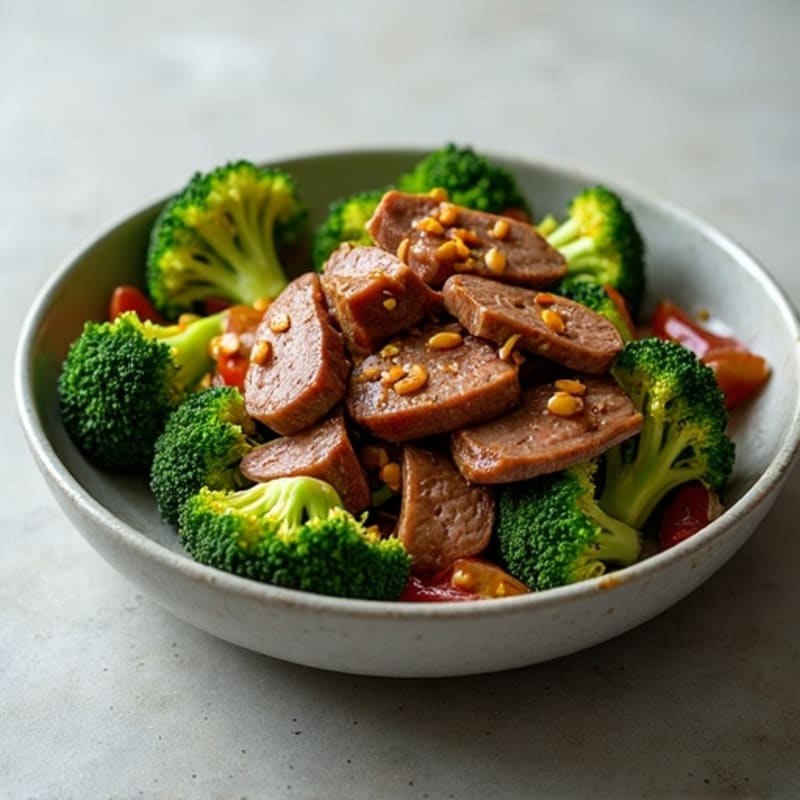 Garlic Ginger Beef and Broccoli Stir-Fry