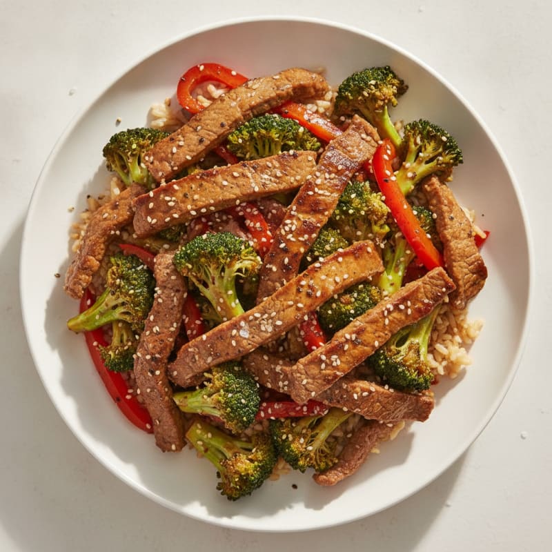 Sesame Beef and Broccoli Stir-Fry