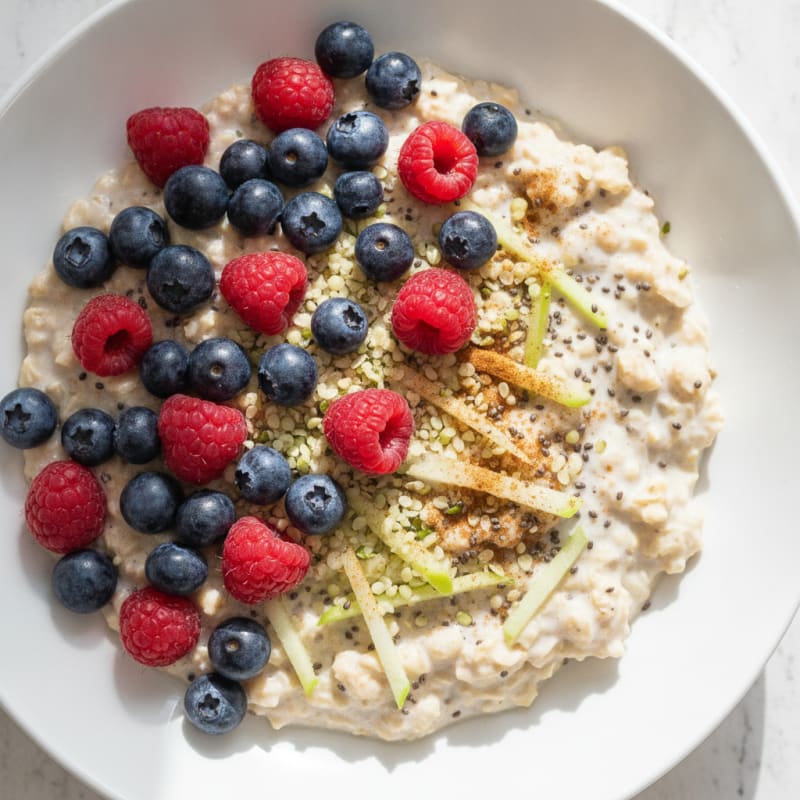 Bircher Apple Berry Muesli Bowl