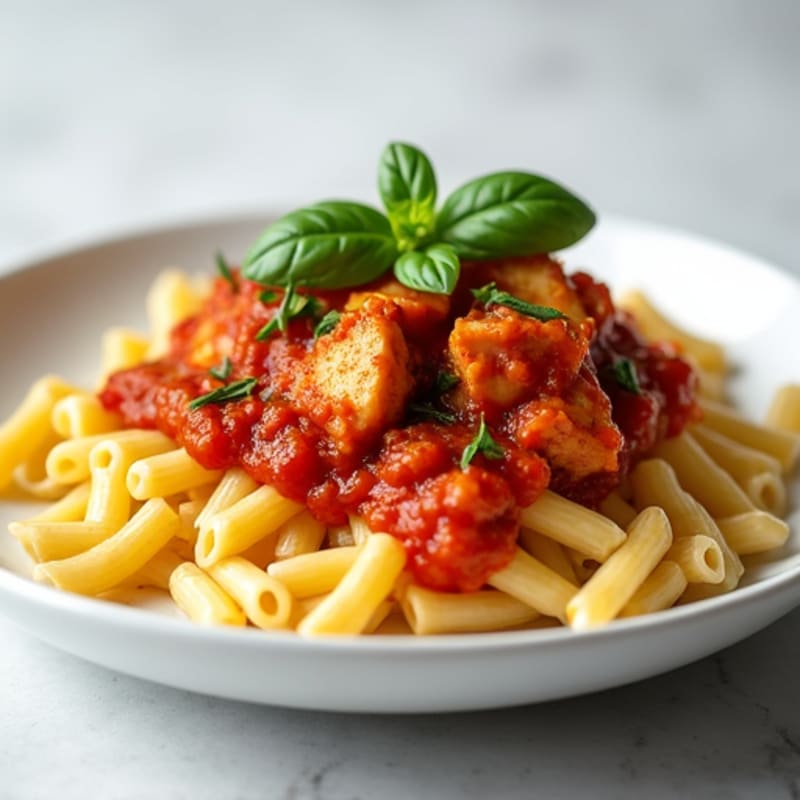 Lean Turkey Marinara with Cavatappi Pasta