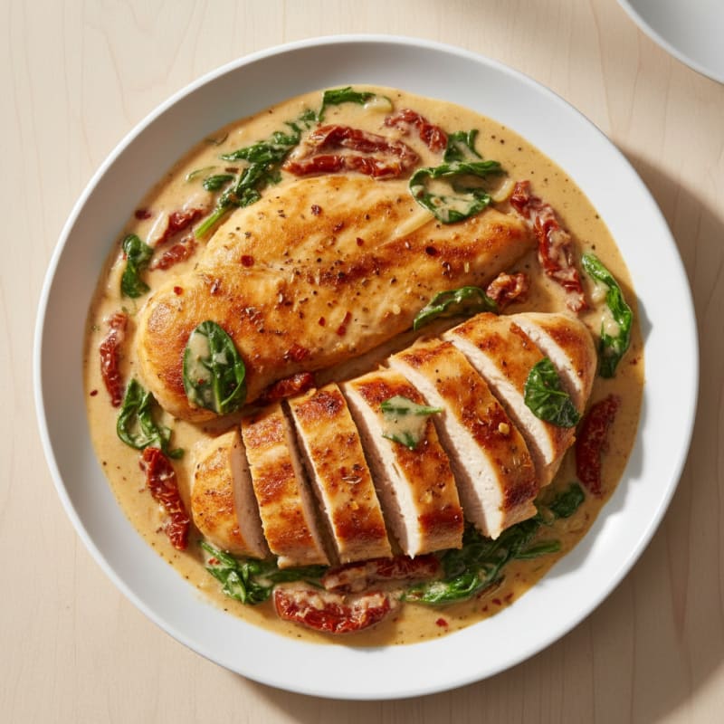 Creamy Tuscan Chicken Skillet