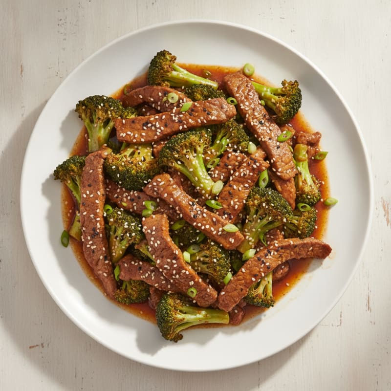 Sesame Beef and Broccoli Stir-Fry
