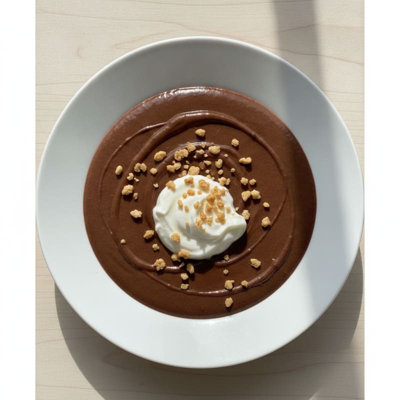 Silky Greek Yogurt Chocolate Pudding