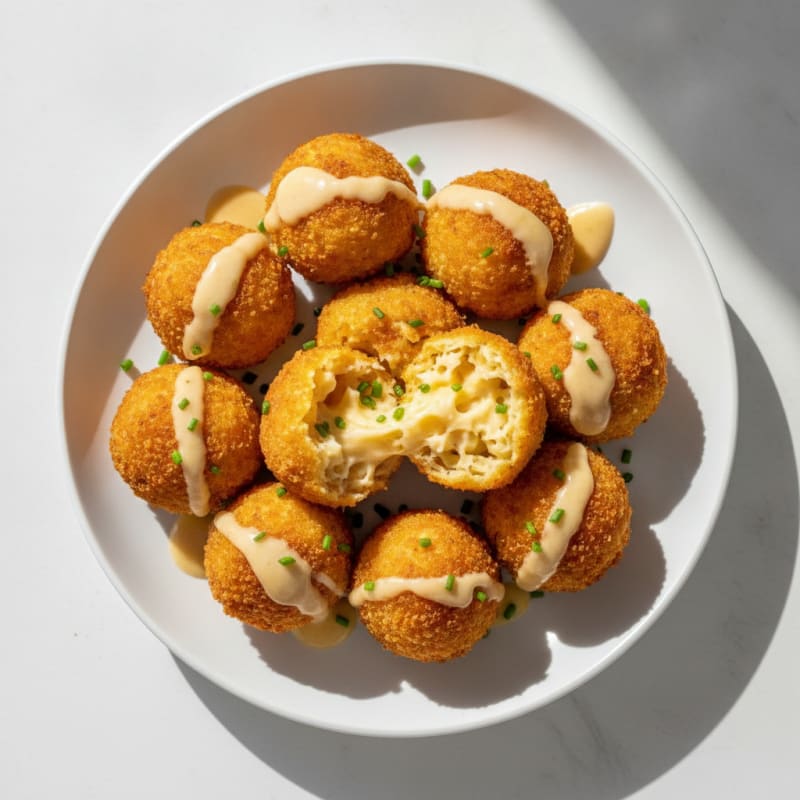 Deep-Fried Mac & Cheese Balls