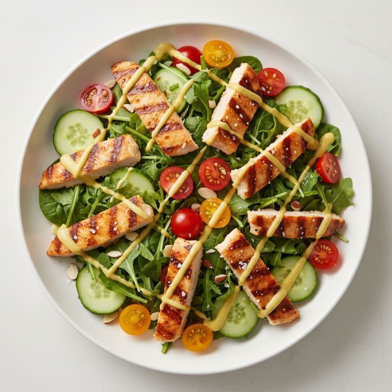 Crispy Lemon-Herb Chicken Salad