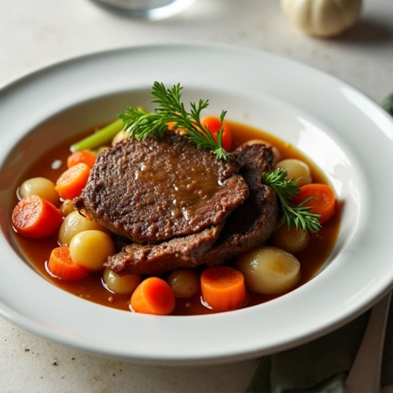 Slow-Cooked Garlic Butter Ranch Pot Roast