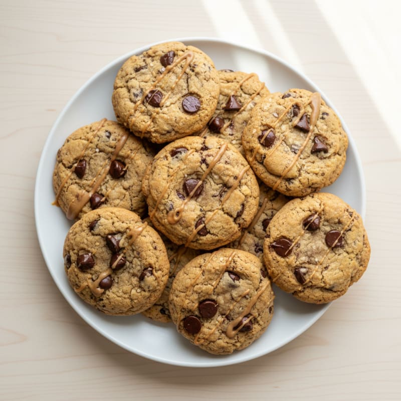 Chewy Chocolate Chip Protein Cookies