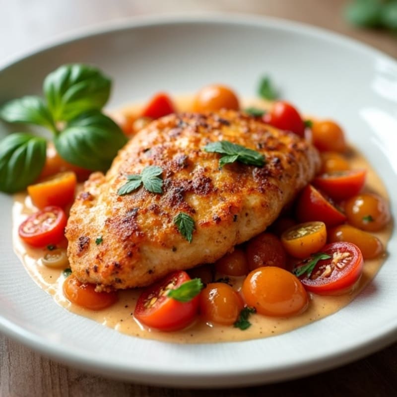 Creamy Spiced Tomato Chicken