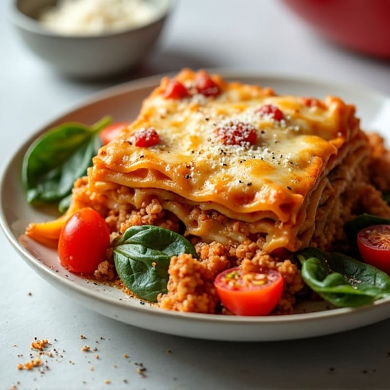 Lean Ground Turkey Hearty Lasagna Skillet