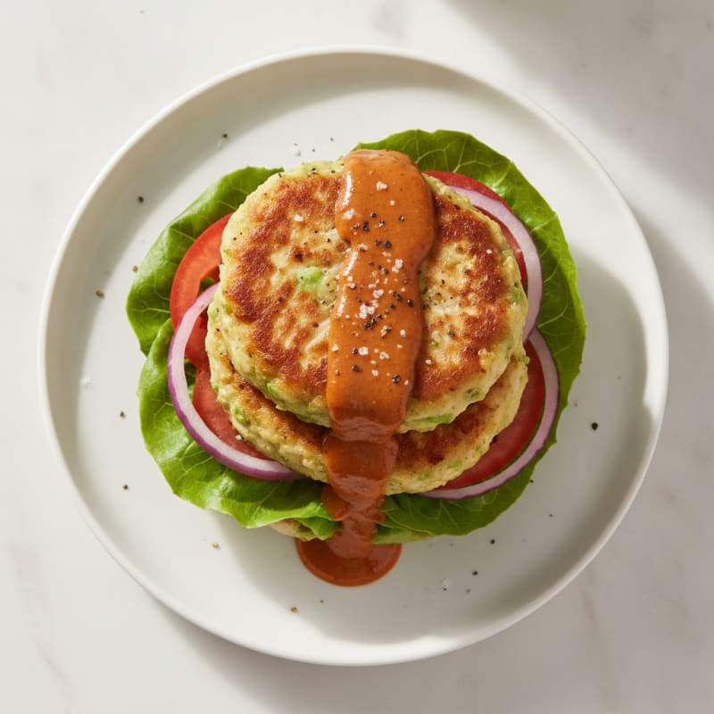 Avocado Chicken Burger with Chipotle Aioli