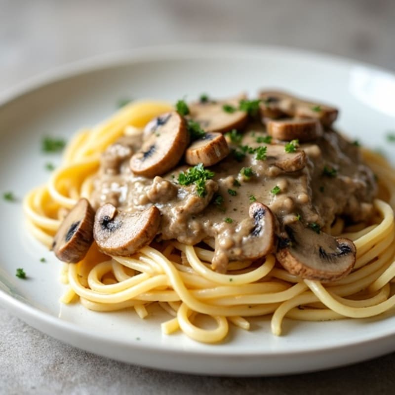 Creamy Lean Beef and Mushroom Stroganoff