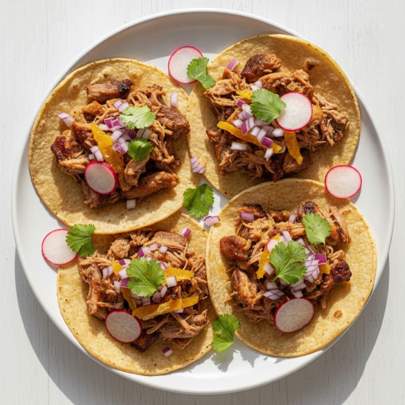 Slow-Cooked Pork Carnitas Tacos