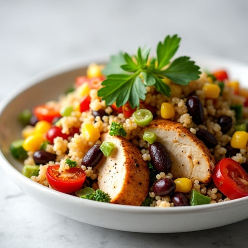 Zesty Quinoa and Black Bean Salad