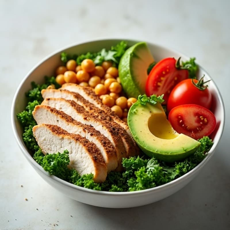 Turkey Club Power Bowl with Crispy Greens