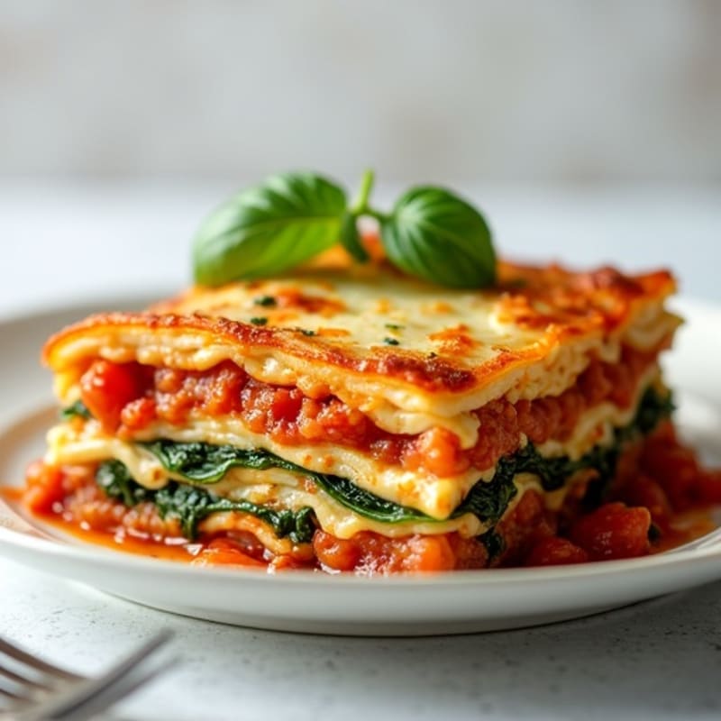 Roasted Vegetable Zucchini Lasagna