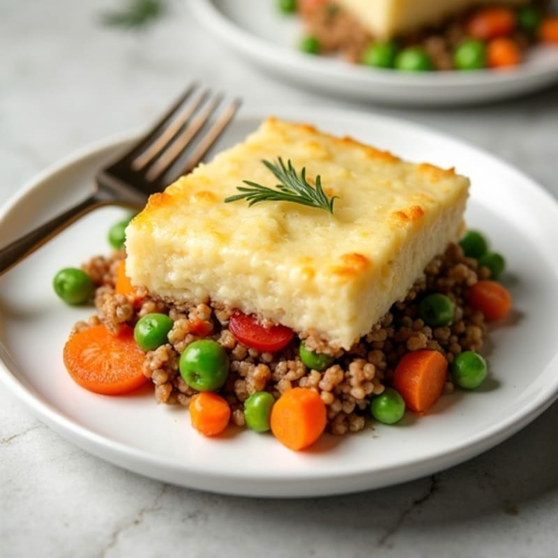 Cauliflower-Topped Turkey Shepherd's Pie