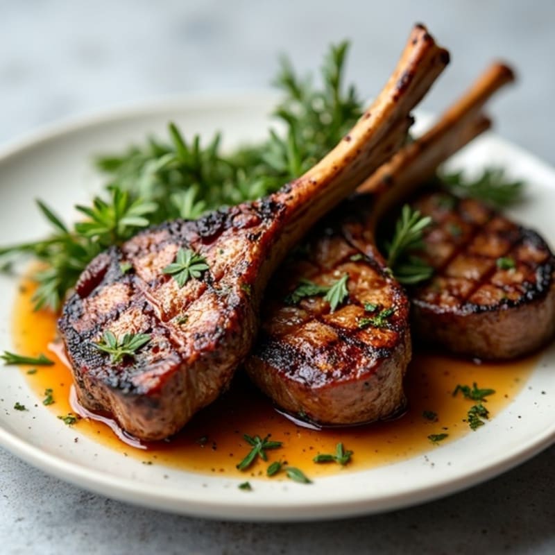 Grilled Herb Lamb Chops