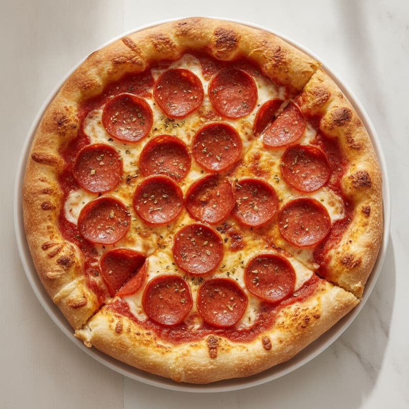 Pepperoni Stuffed Crust Pizza