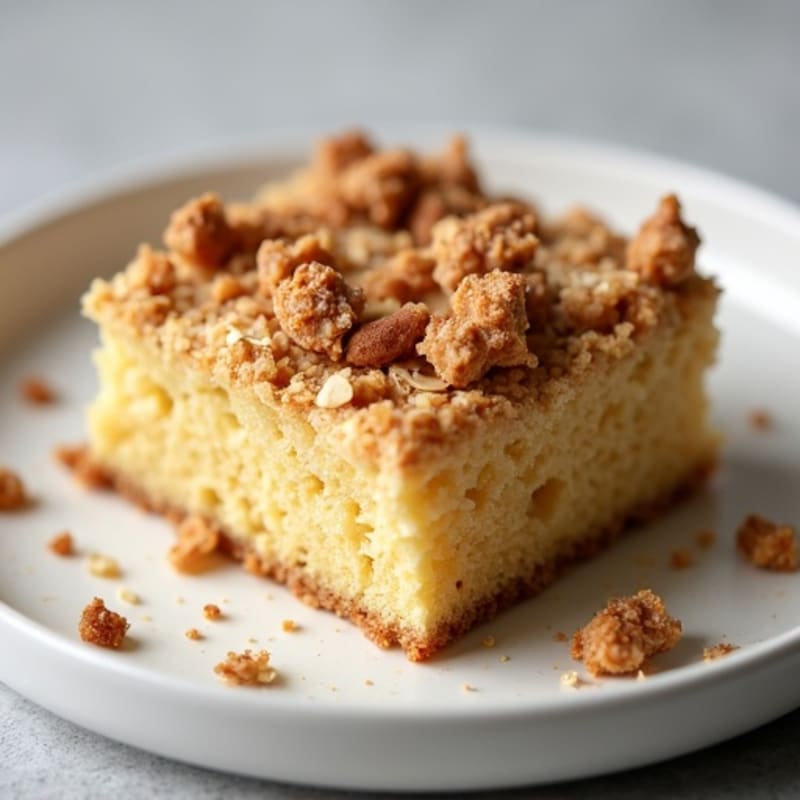 Lightened-Up Vanilla Bean Coffee Cake