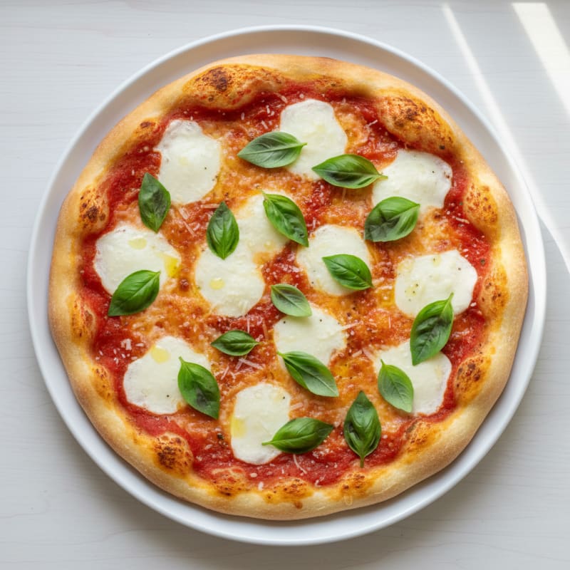 Classic Margherita Pizza with Fresh Basil