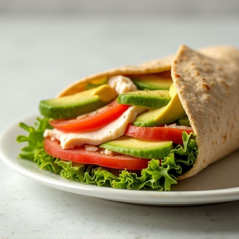 Fresh Turkey Avocado Wrap