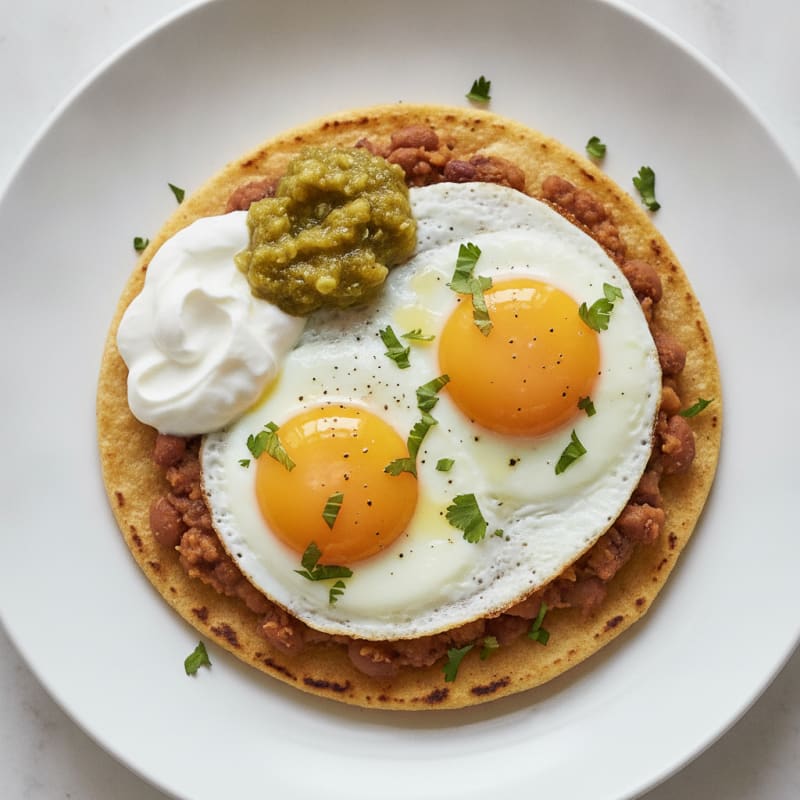 Pinto Bean Huevos Rancheros