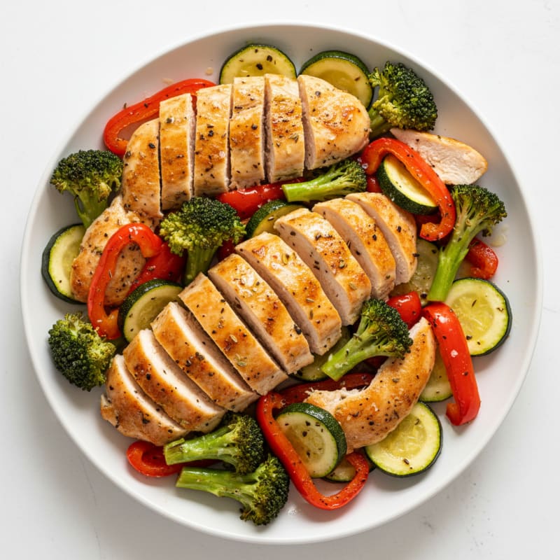Sheet Pan Lemon Herb Chicken and Veggies