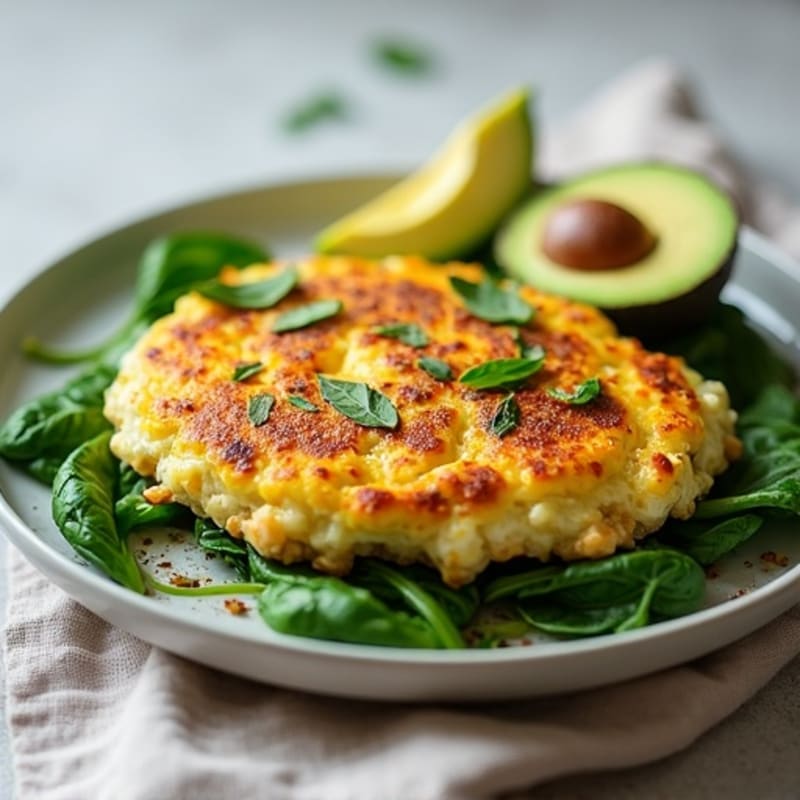 Egg White and Turkey Sausage Scramble with Spinach and Avocado