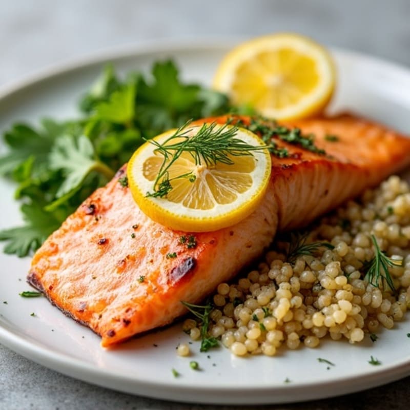 Lemon Herb Grilled Salmon