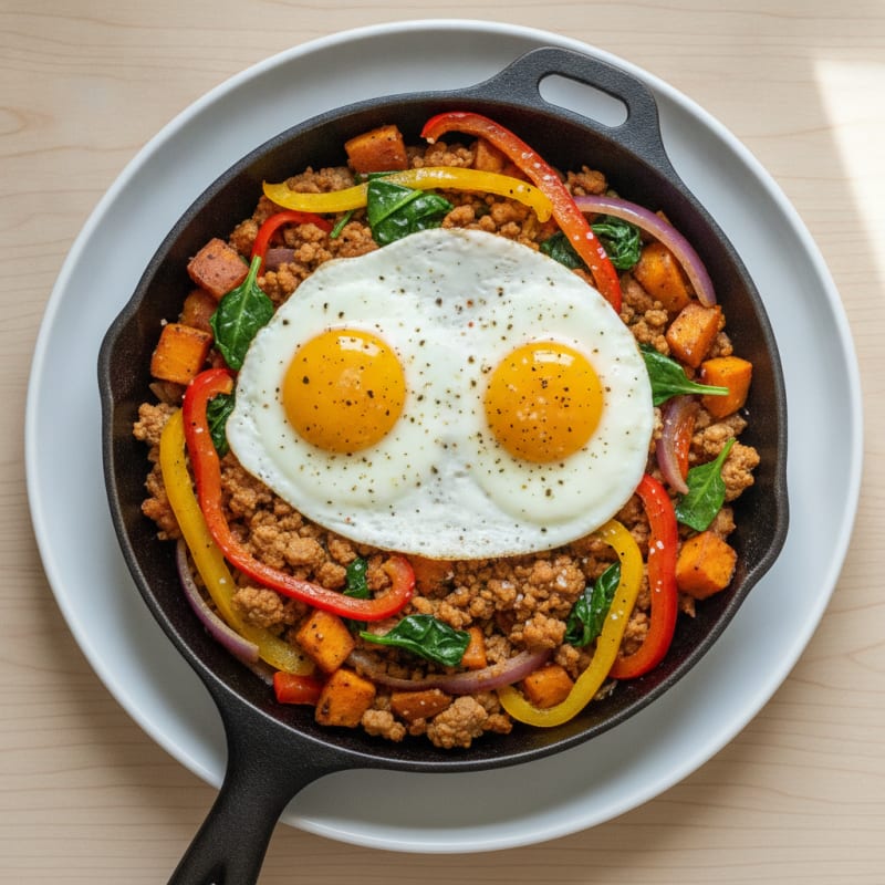 Hearty Grand Slam Breakfast Skillet