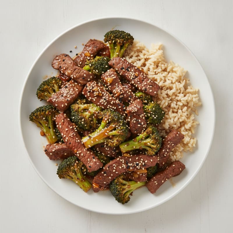 Sesame Beef & Broccoli Stir-Fry