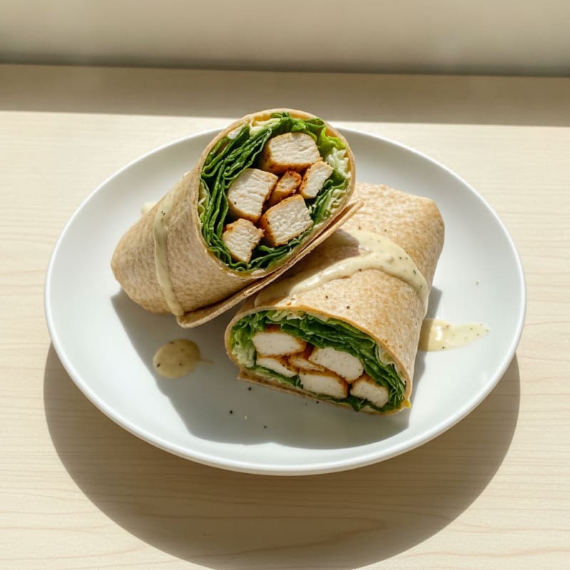 Chicken Caesar Salad Wrap