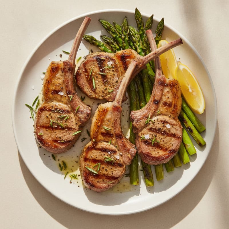 Grilled Herb Lamb Chops