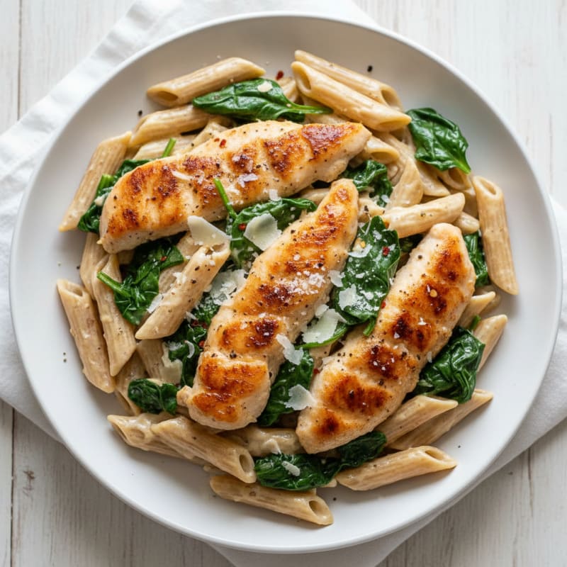 Creamy Garlic Parmesan Chicken Pasta