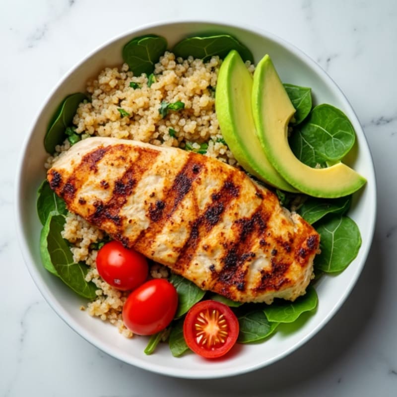 Grilled Chicken and Quinoa Power Bowl