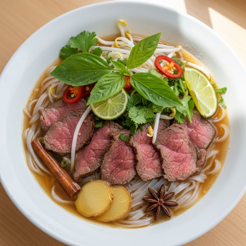 Tender Beef Pho with Silky Noodles