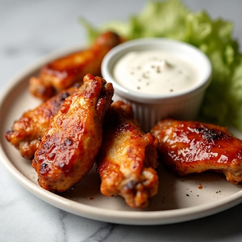 Crispy Baked Honey-Garlic Wings