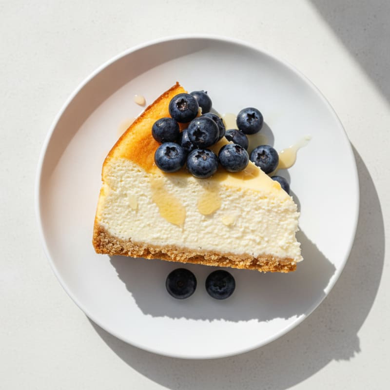 Creamy Greek Yogurt Protein Cheesecake