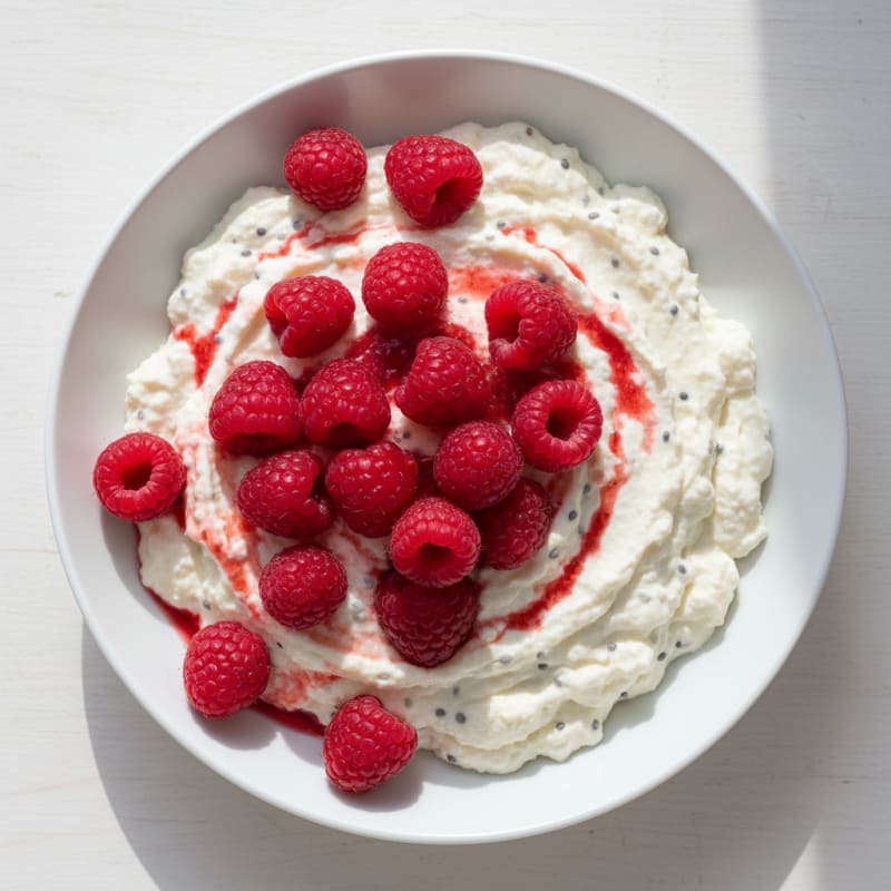 Silky Tofu and Chia Protein Pudding with Berries