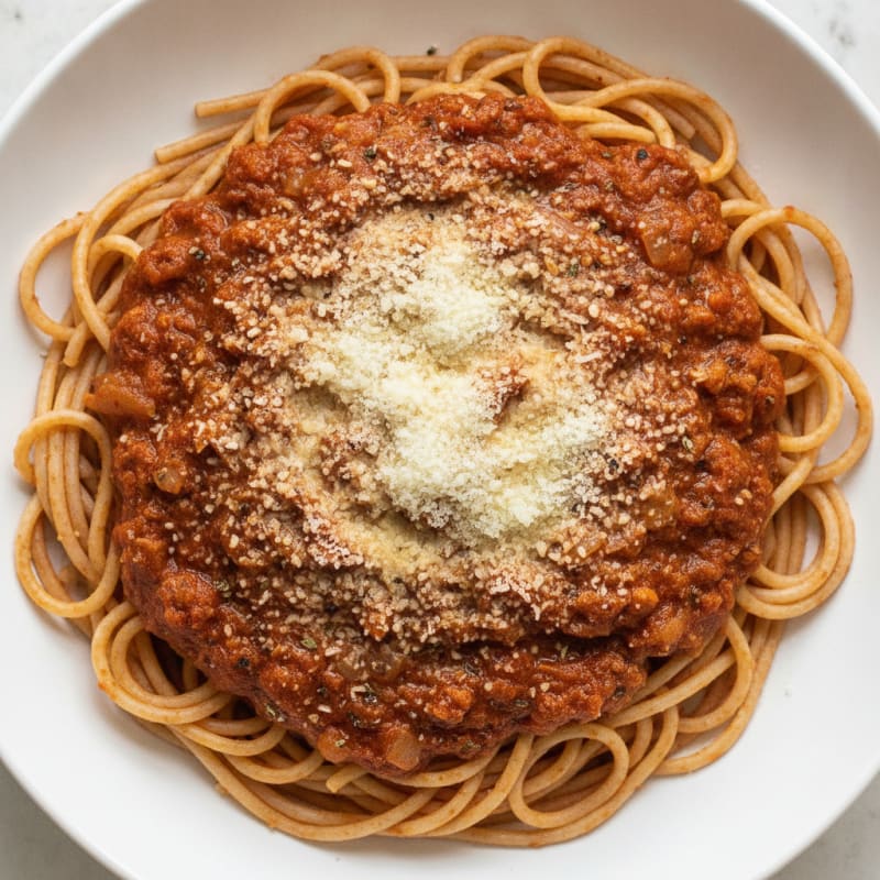 Classic Spaghetti with Rich Marinara