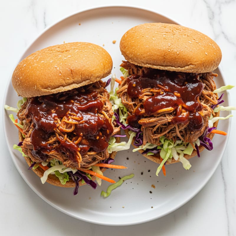 Smoky BBQ Pulled Pork Sandwiches