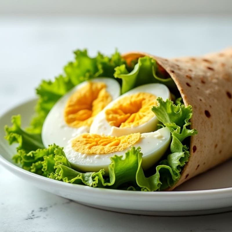 Creamy Dill Egg Salad Wraps